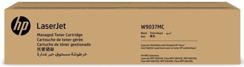 New, Pre-owned, Original HP W9037MC High Yield Black Toner Cartridge