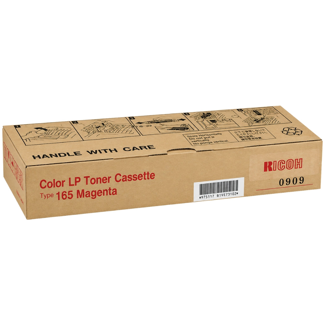 New, Pre-Owned - Ricoh TYPE 165 High Yield Magenta Toner Cartridge, 402554