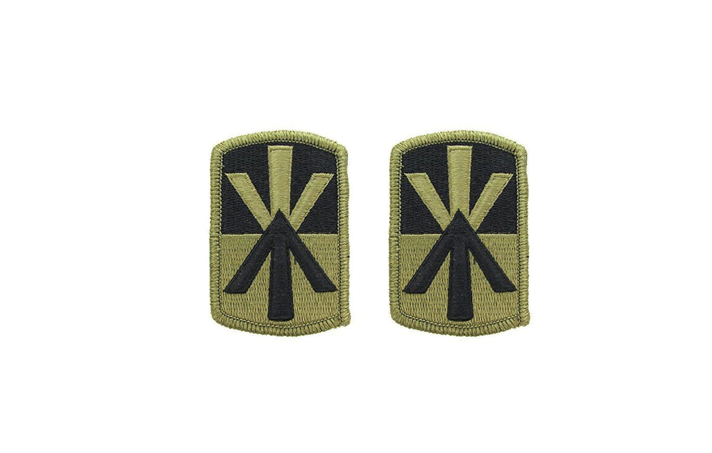 U.S. Army 11th Air Defense Artillery OCP Patch w/ Hook Fastener (pair)