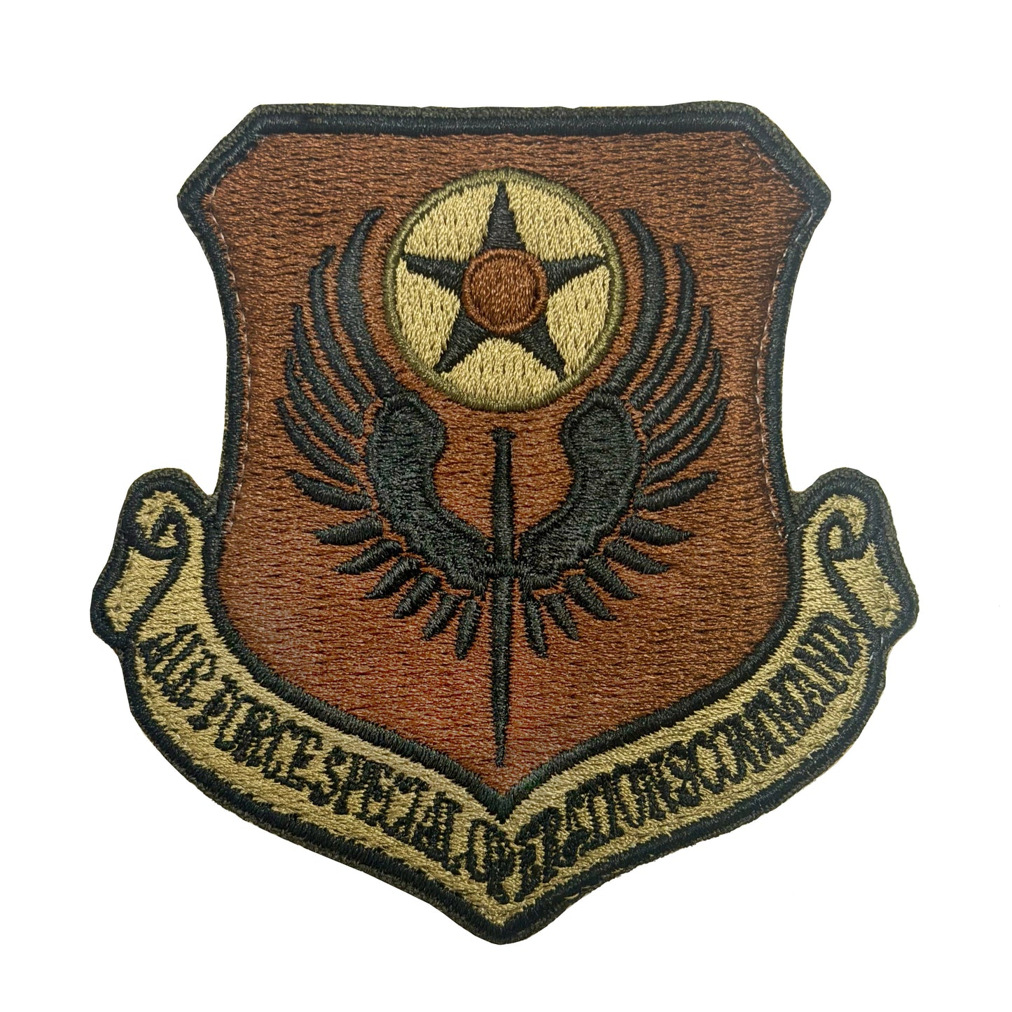 U.S. Air Force Special Operations Command OCP Spice Brown Patch with Hook Fastener