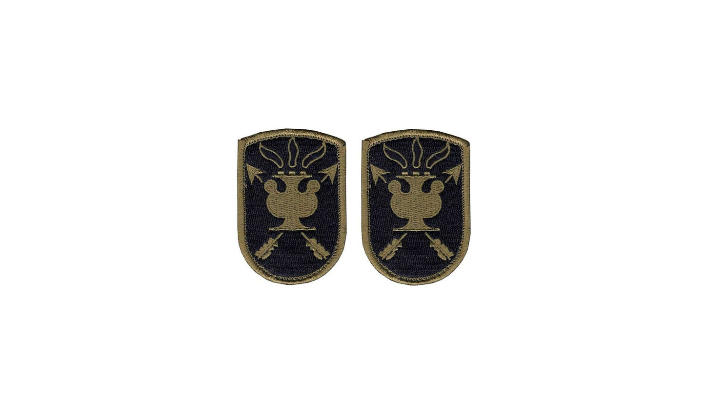 U.S. Army John F Kennedy JFK Special Warfare Center OCP Patch w/ Hook Fastener (pair)
