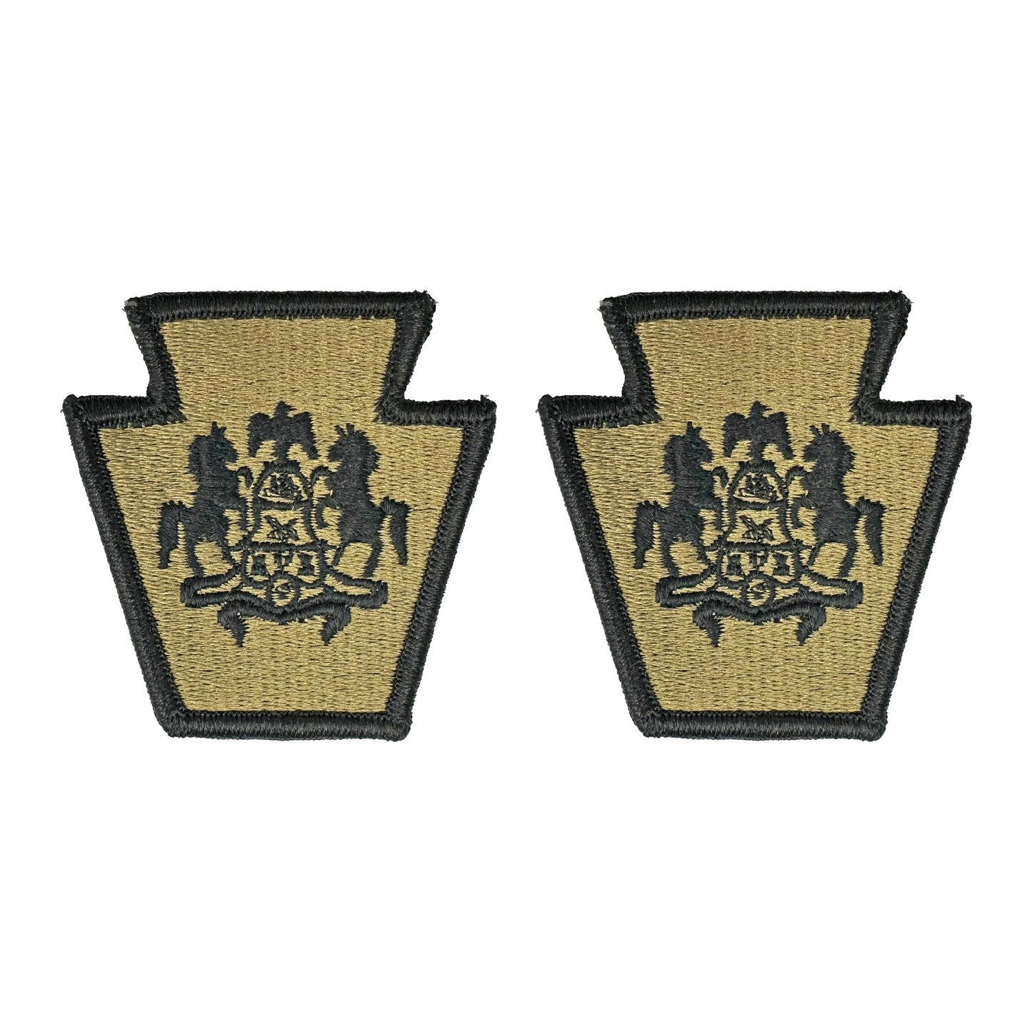 U.S. Army Pennsylvania National Guard OCP Patch with Hook Fastener (pair)