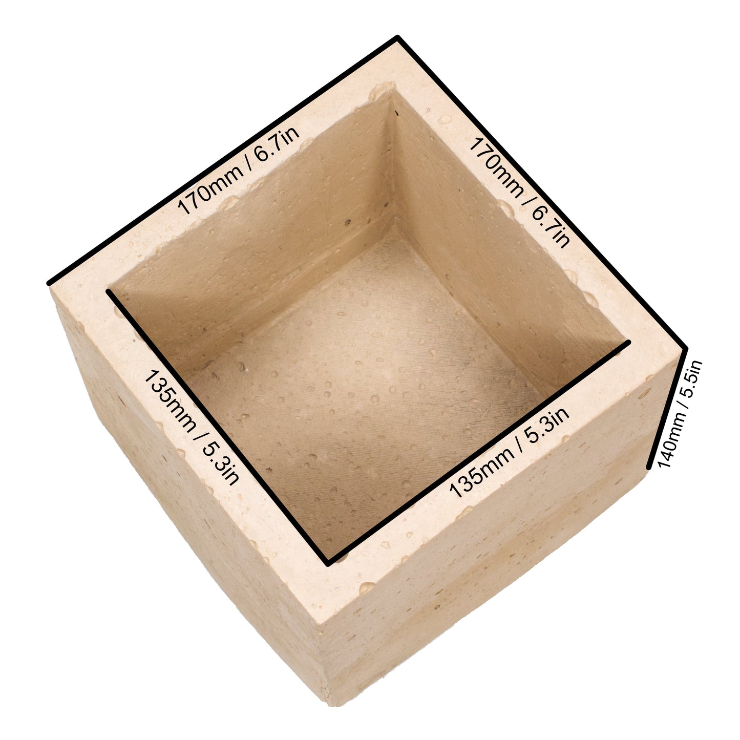 Sintering Crucible - Standard Square