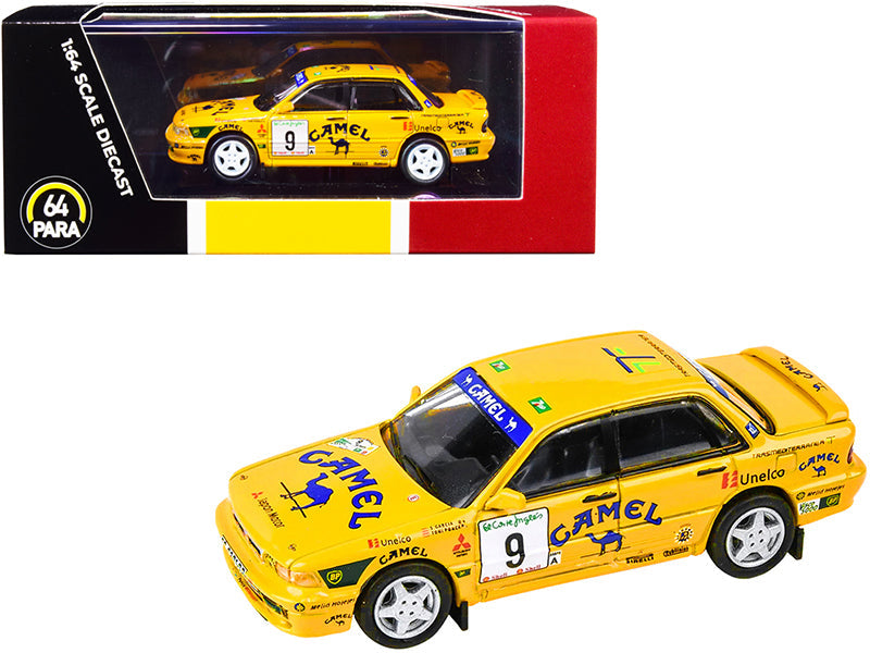 Mitsubishi Galant VR-4 #9 S. Garcia - A. Ponce Rally El Corte Ingles (1995) 1/64 Diecast Model Car by Paragon free shipping USA