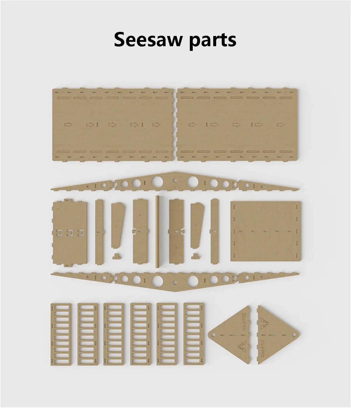 High Density RC Crawler Wood Small Tilting Bridge 1/24 1/18