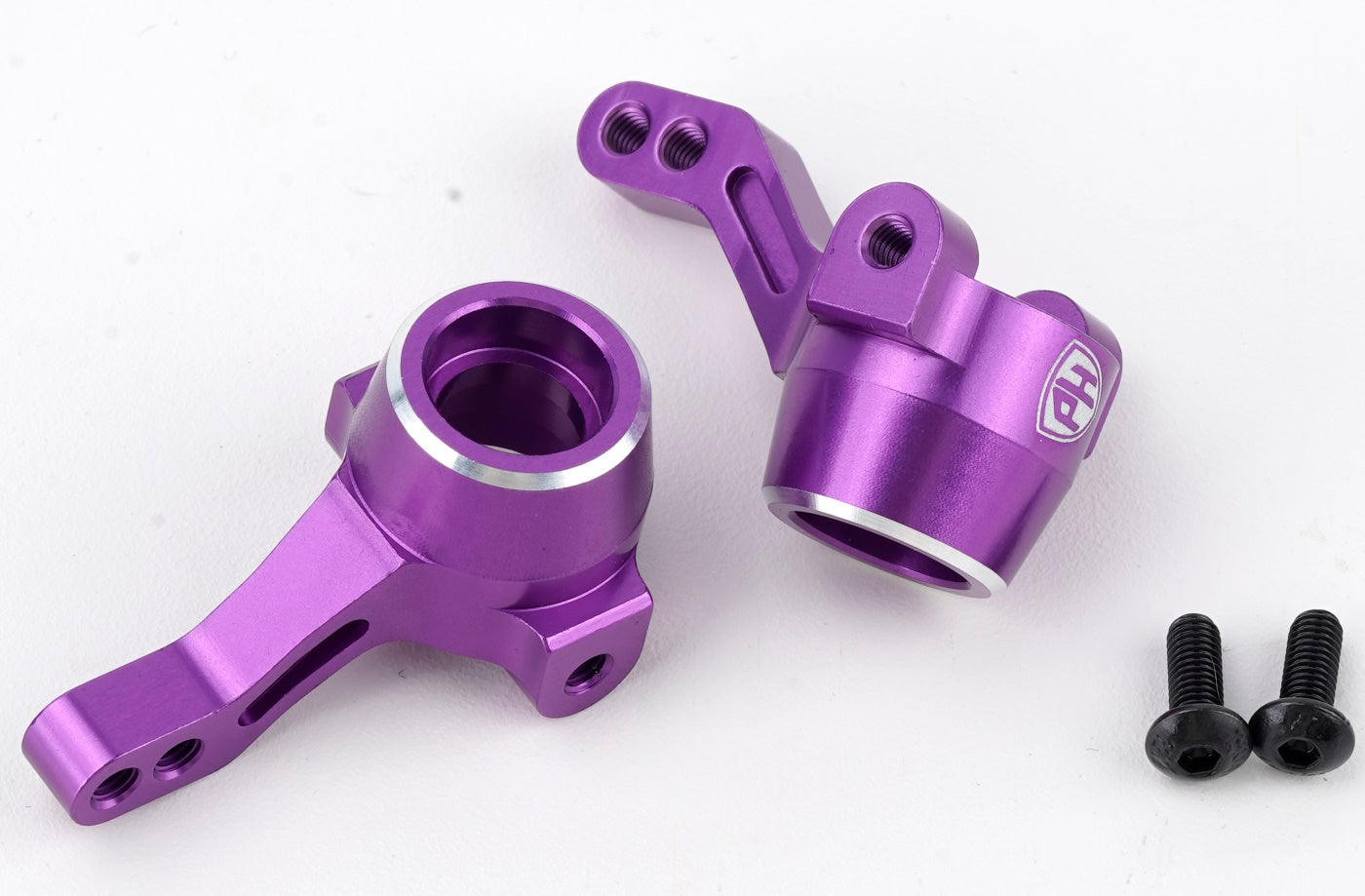 Powerhobby Aluminum Front Steering Knuckles Purple HPI RS4 Sport3