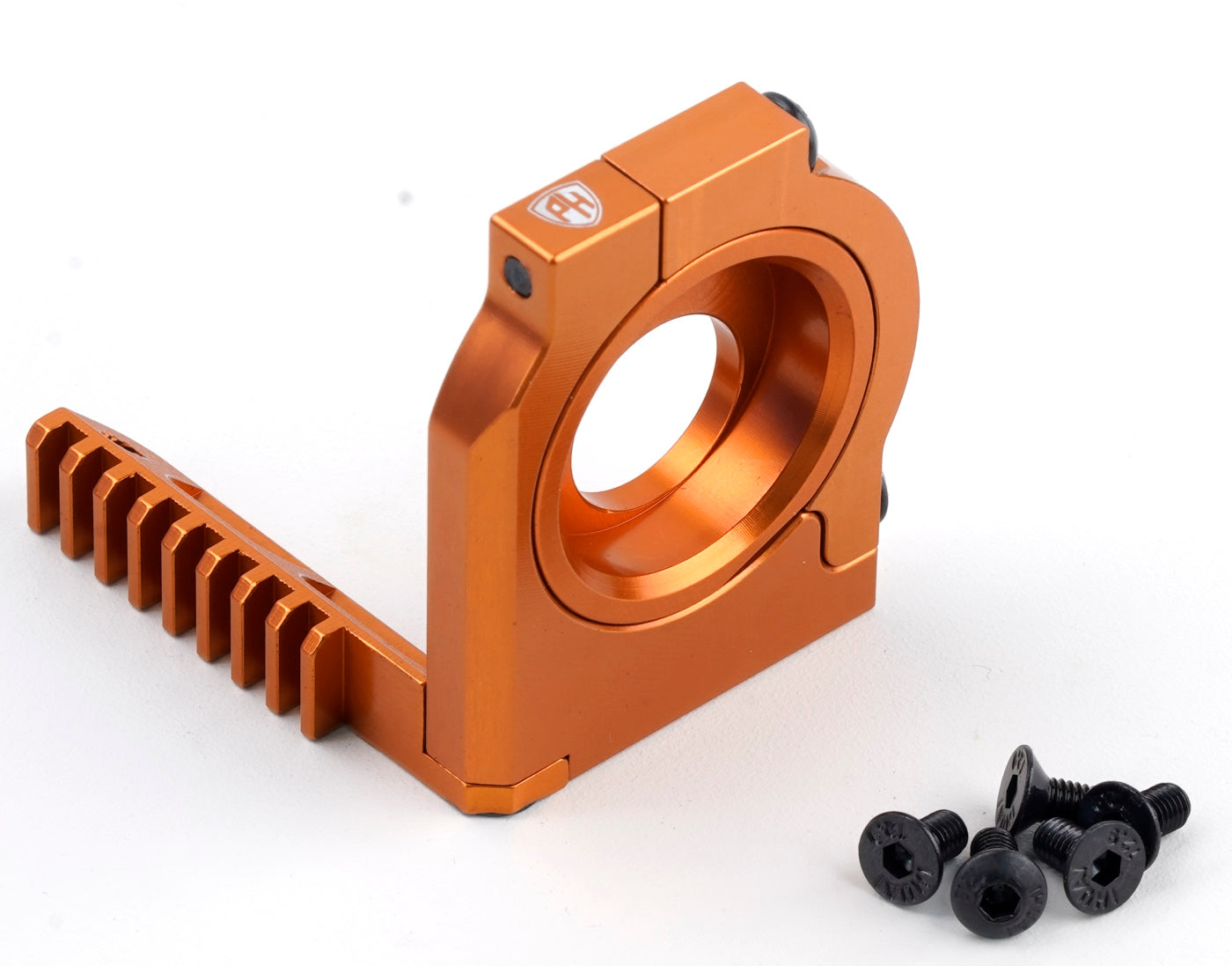Powerhobby Aluminum Motor Heat Sink Mount Orange HPI RS4 Sport3