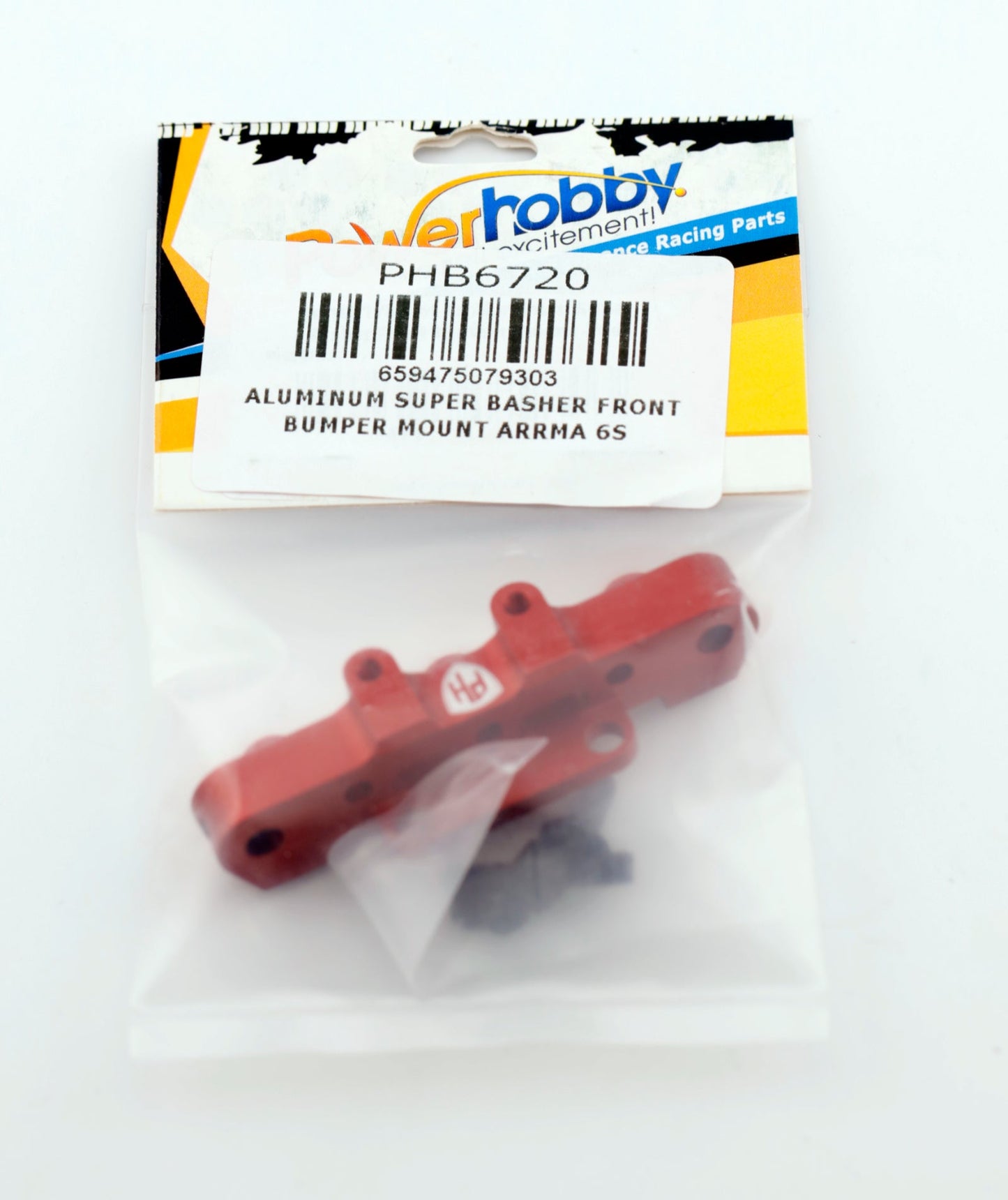 Powerhobby Aluminum Super Basher Front Bumper Mount Arrma 6s