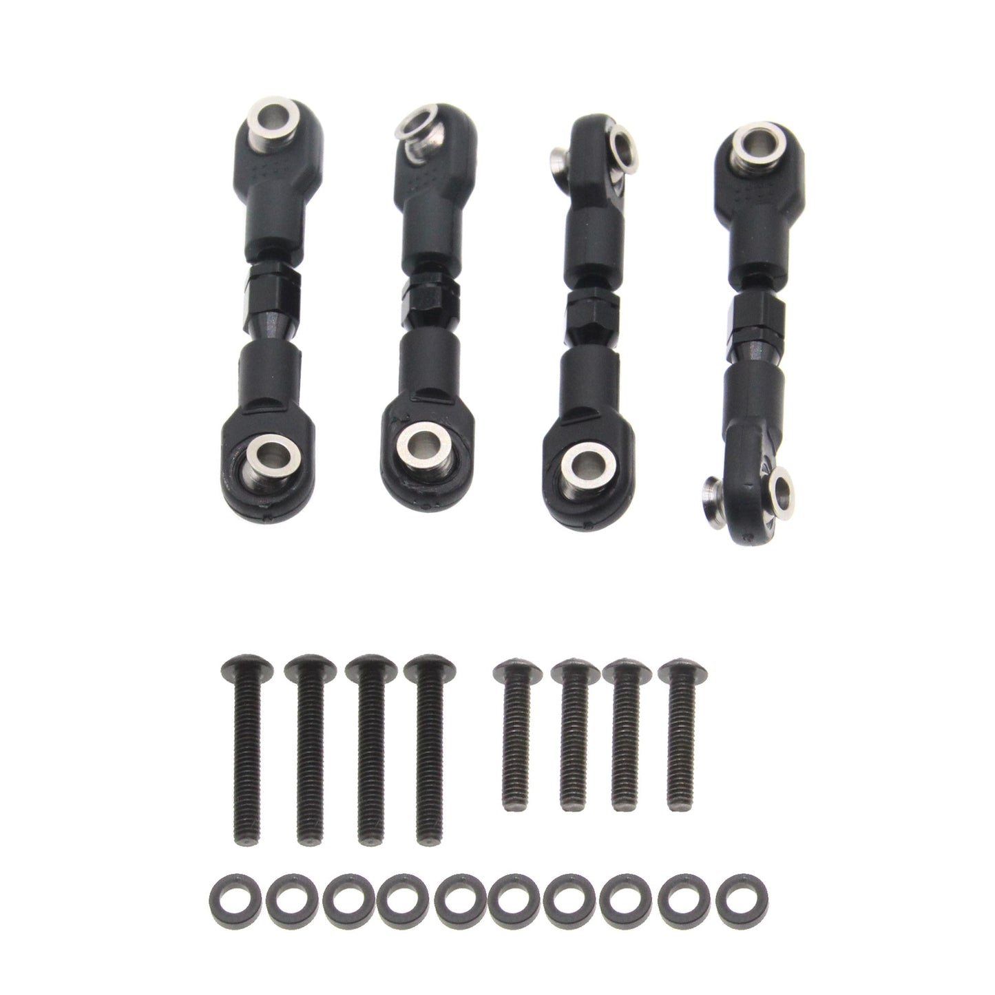 Powerhobby 7075 Aluminum Rod Black FOR Traxxas 4-Tec Drift
