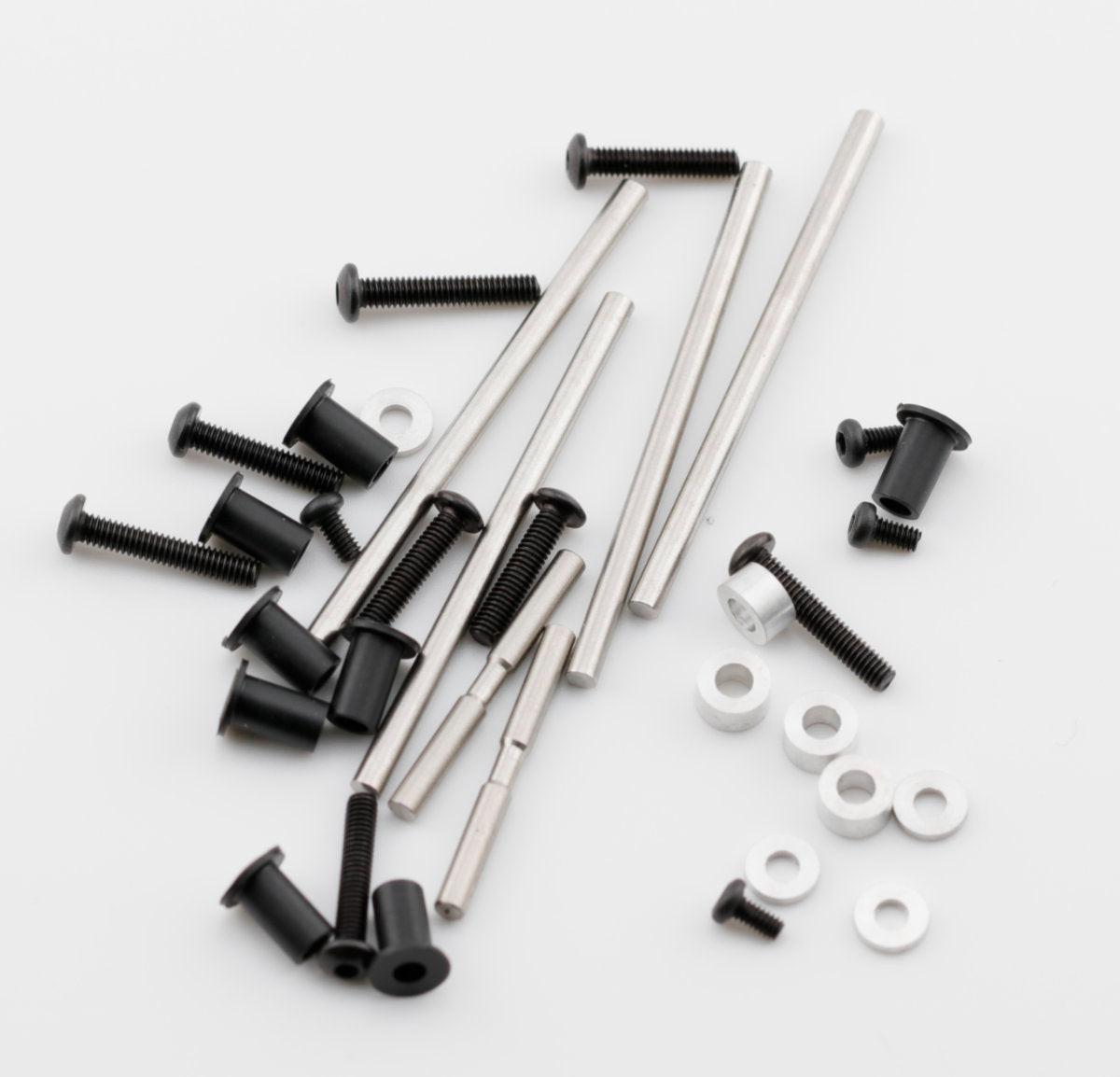 Powerhobby MB Aluminum Adjustable Rear Lower Arms Red MST RMX 2.5 / 2.0