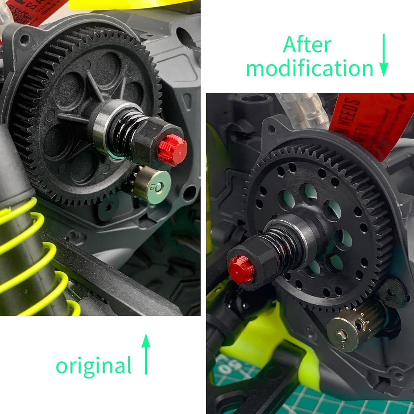 Powerhobby Steel M0.8 61T 32P Supr Gear Arrma Grogon 4x2 Mega 550