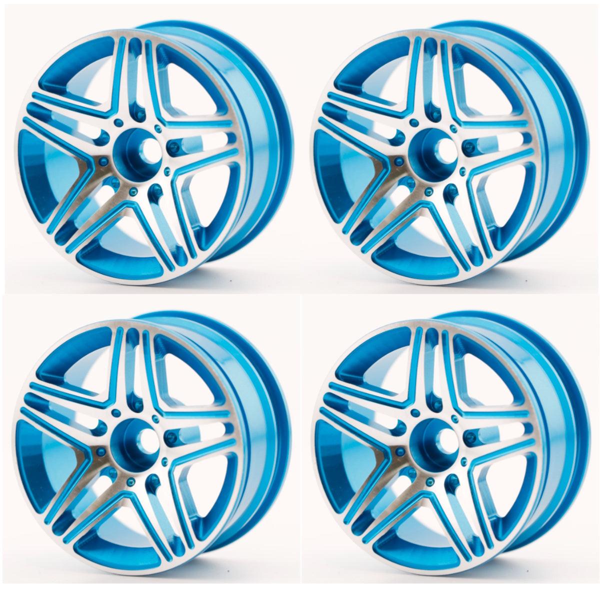 Powerhobby Aluminum 1/10 Touring Car Wheels / Rims (4) 12mm Hex C