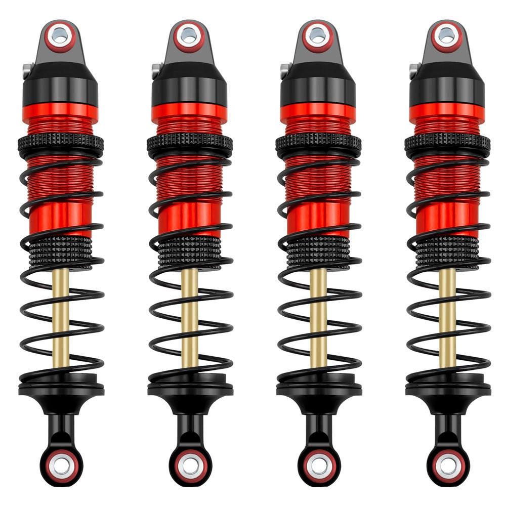 Powerhobby Aluminum Adjustable Shokcs (4) Red FOR Traxxas Mini Maxx