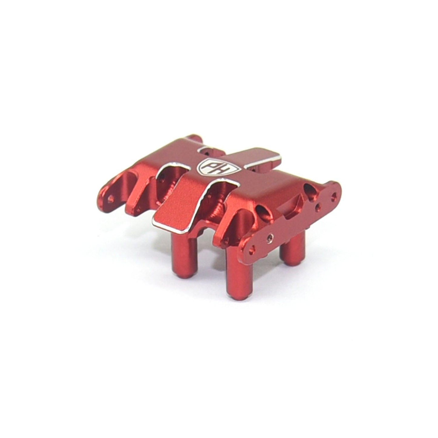 Powerhobby Aluminum Skid Plate Red Axial SCX30