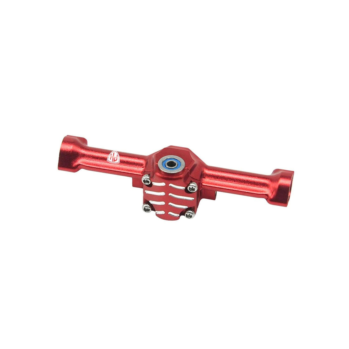 Powerhobby Aluminum Rear Axle w Cover Red Axial SCX30