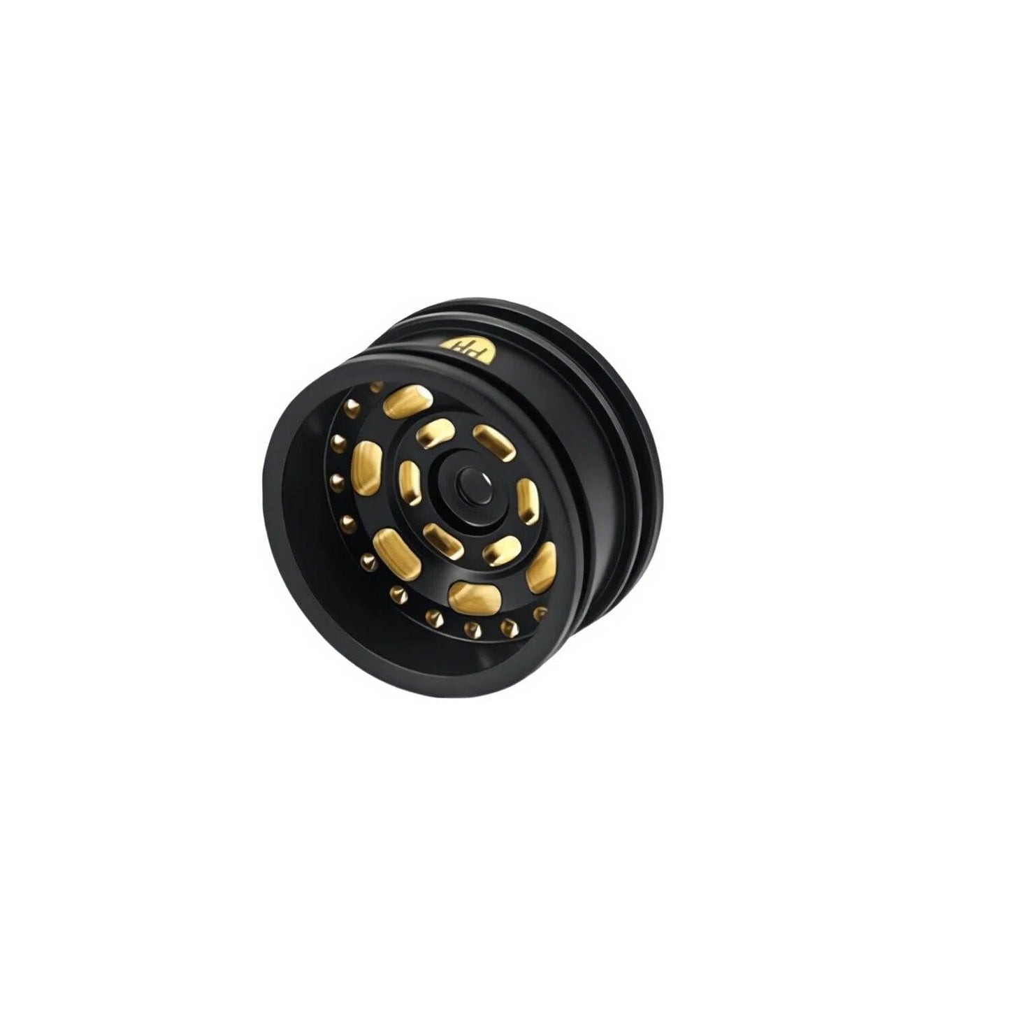 Powerhobby Brass Wheels 0.7" Offset 3.6mm Black (4) Axial SCX30