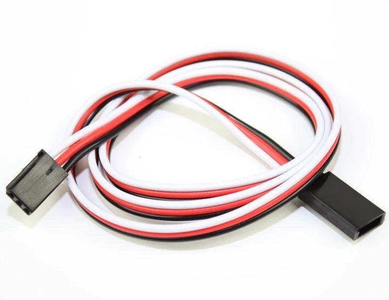 Powerhobby 100CM Heavy Duty Servo Extension Wire Futaba Connector J 20AWG ( Male to Female)