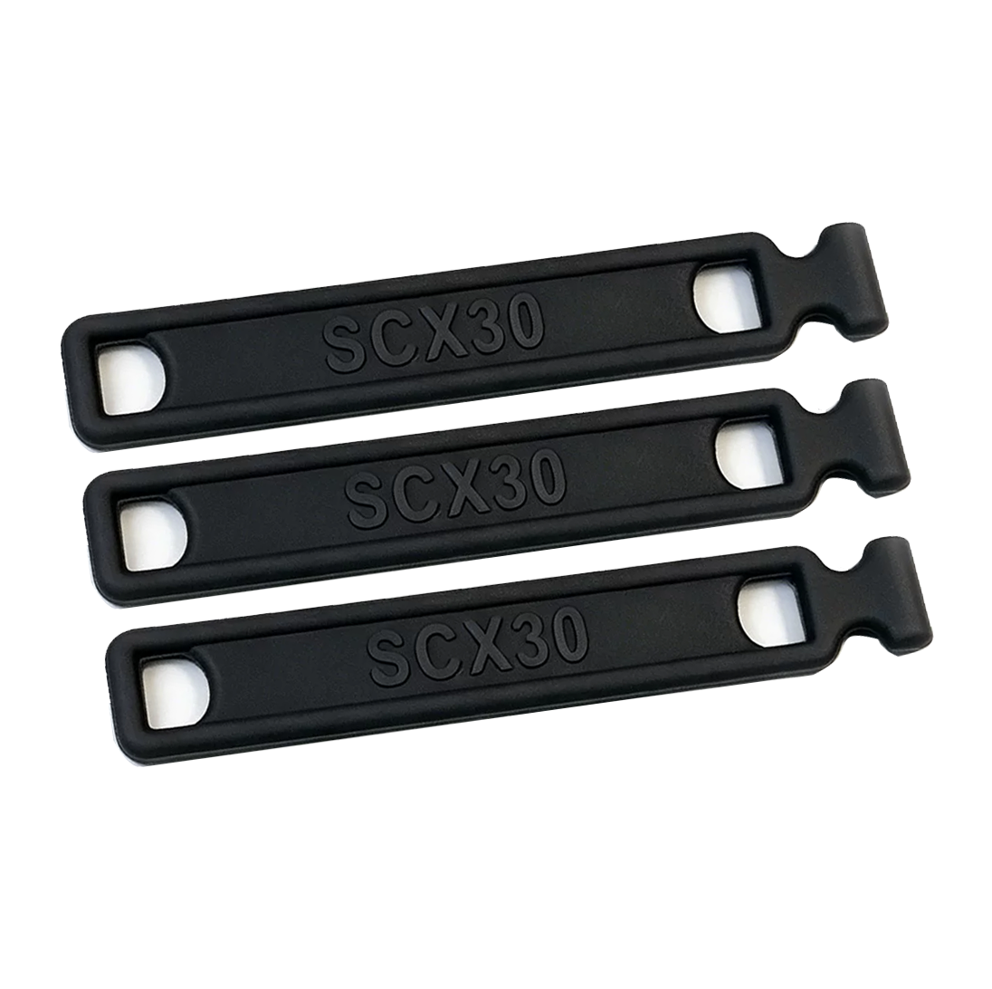 Powerhobby Battery Strap (3) Black For Axial SCX30