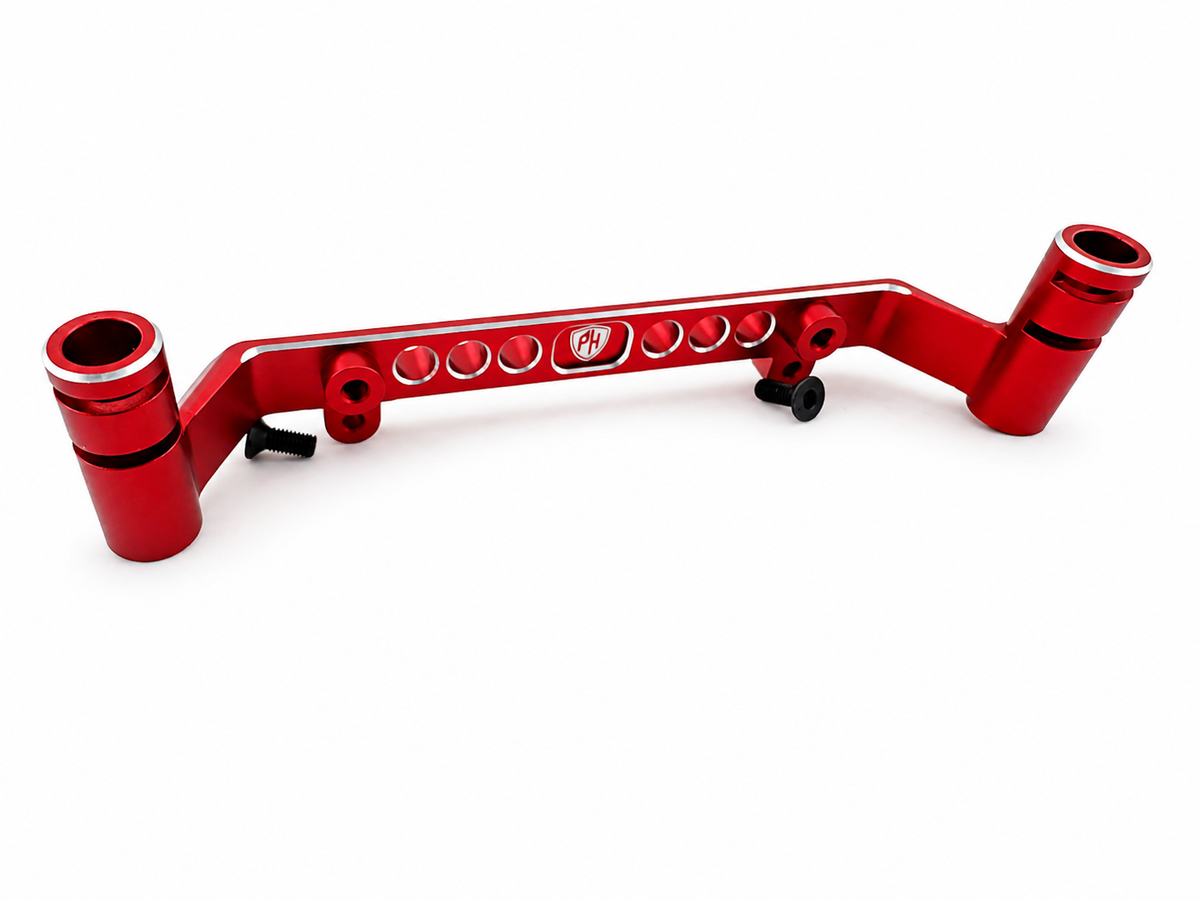 Powerhobby Kyosho Fazer MK2 Rear Aluminum Body Mount Red