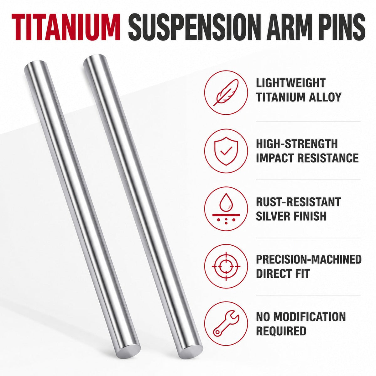 Powerhobby Arrma Kraton 8S Titanium Suspension Arm Pins