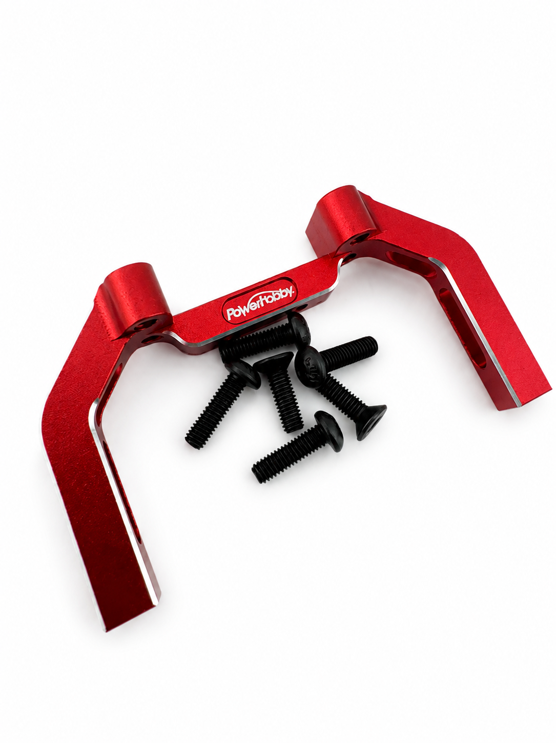 Powerhobby Aluminum Front Bumper Brace Red Yokomo RD2.0