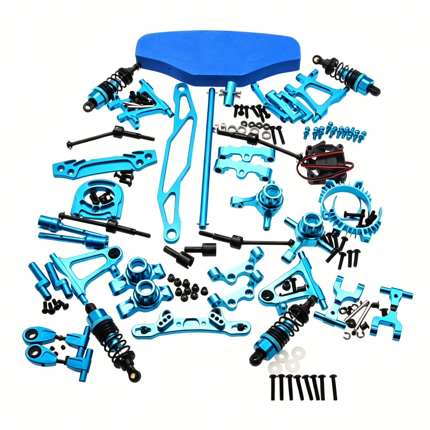 Powerhobby Tamiya TT-02 Aluminum Upgrade Kit TT02 -Blue