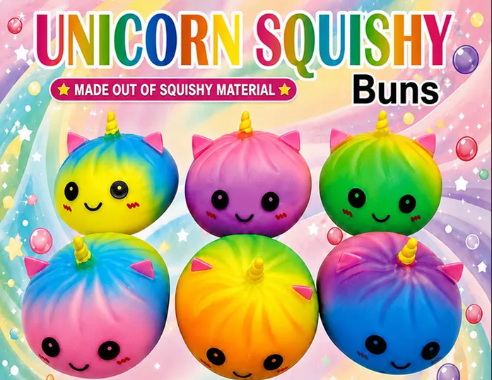 Puka Creations: Squishy Buns - Unicorn - Random Colors