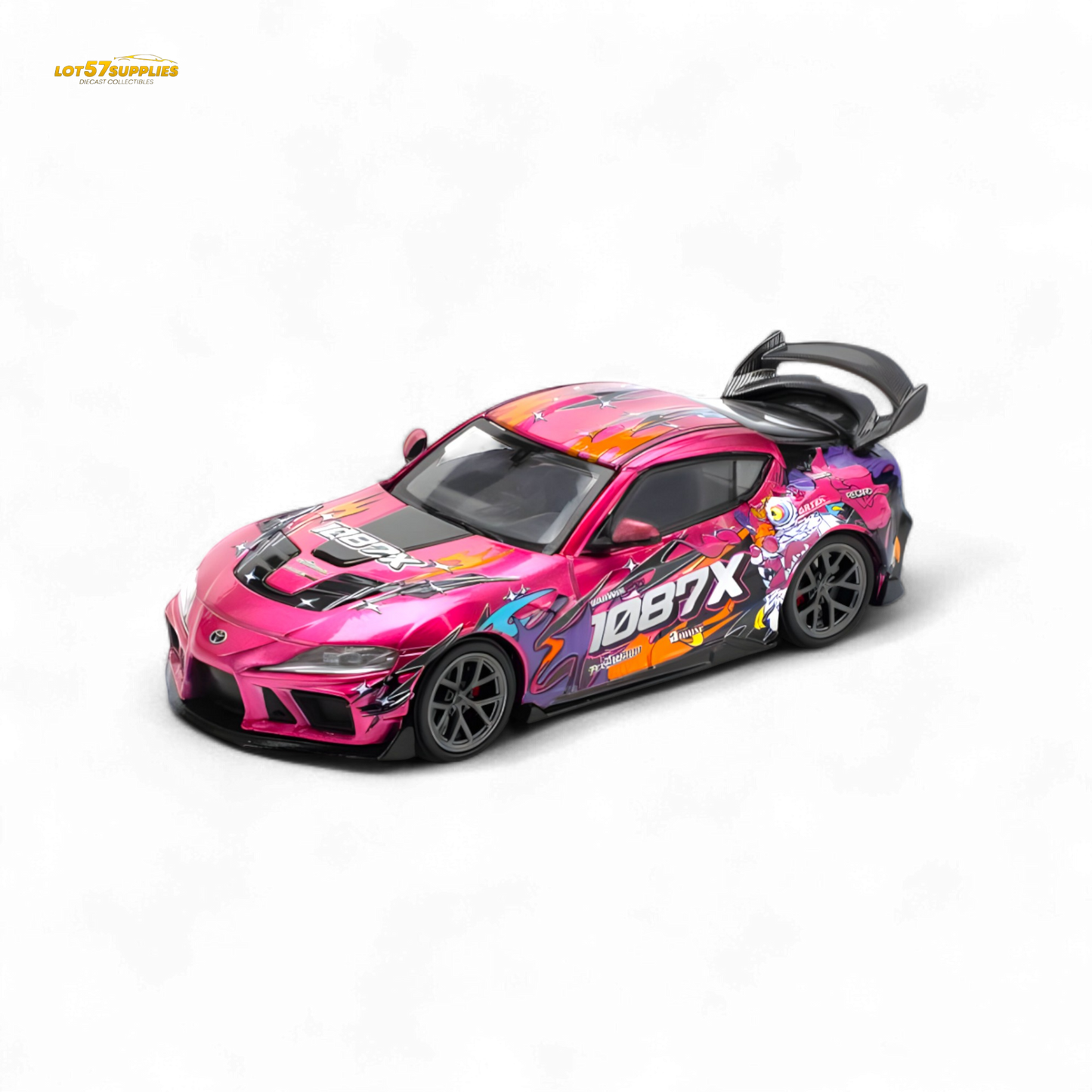 PopRace Toyota Supra A90 Lion Dance 1:64