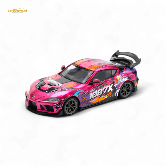 PopRace Toyota Supra A90 Lion Dance 1:64