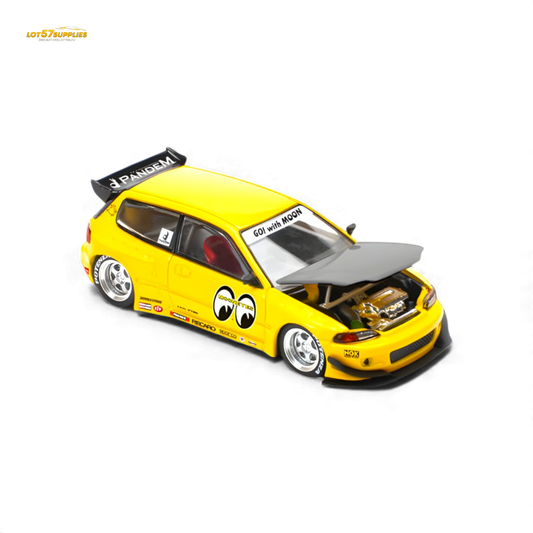 Pop Race Pandem Civic EG6 MOONEYES 1:64