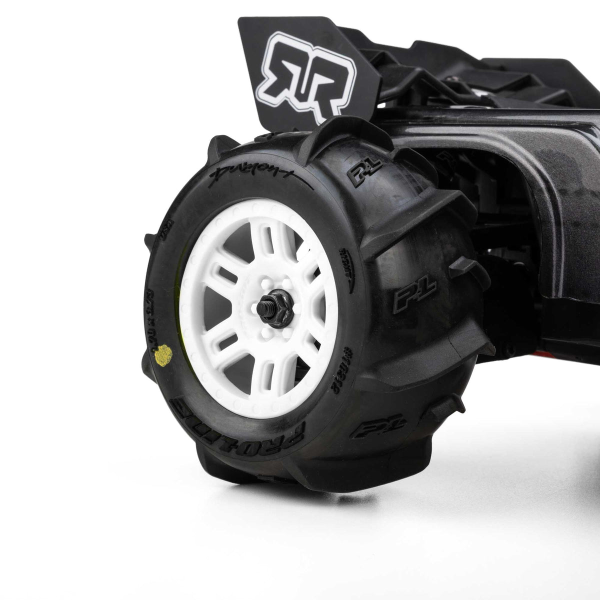 Pro-Line 1/16 Dumont Paddle Tires White 12mm ARRMA Mini Kraton