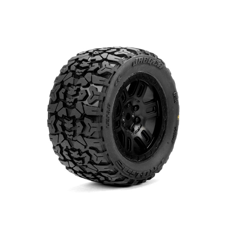 Pro-Line 1034610 Jaeger MT Tires (2) on Black Split Six Wheels ARRMA Mini Kraton