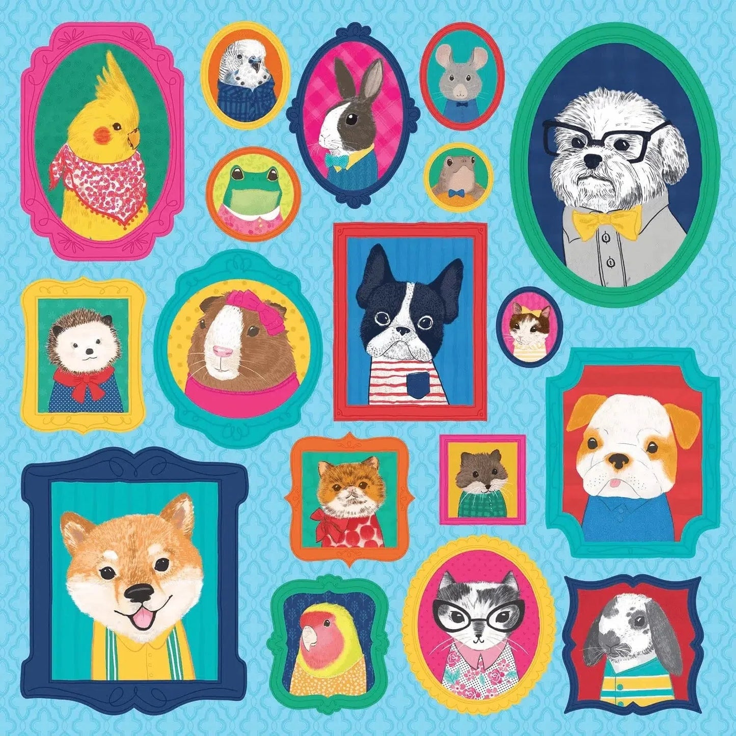 Pet Portraits 500 Piece Jigsaw Puzzle Mudpuppy