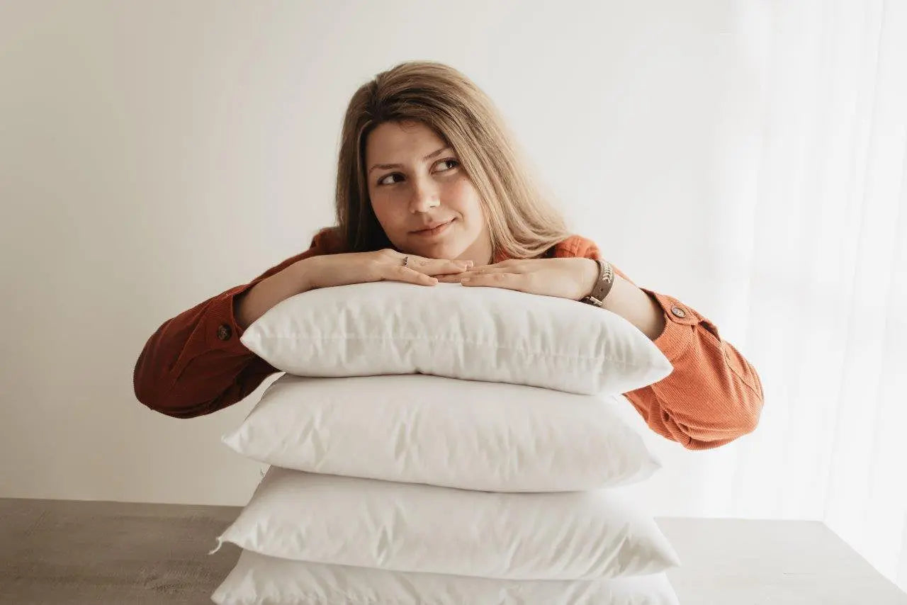 Plain White Cotton Pillow Cover Shams | 6x6 8x8 10x10 12x12 14x14 16x16 18x18 20x20 22x22 24x24 Size by UniikPillows