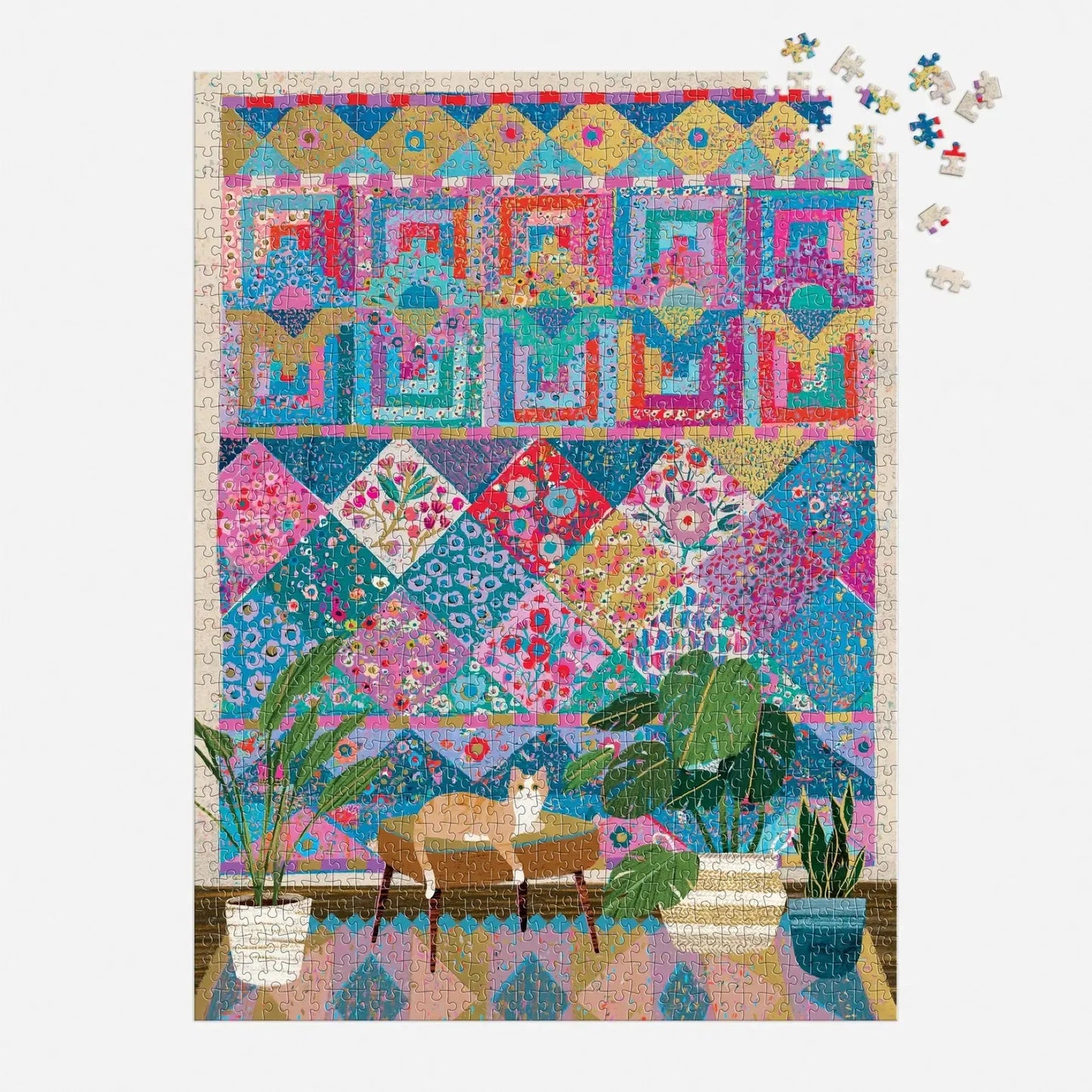Quilter's Corner 1000 Piece Jigsaw Puzzle Galison