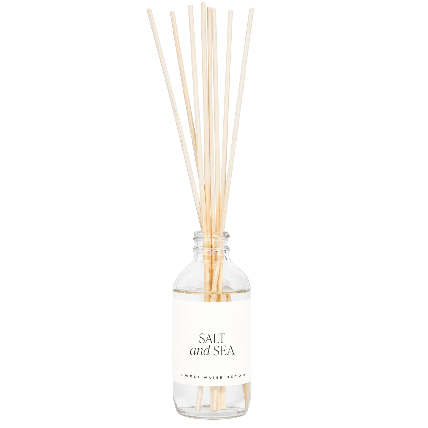 Salt and Sea Clear Reed Diffuser by Sweet Water Decor