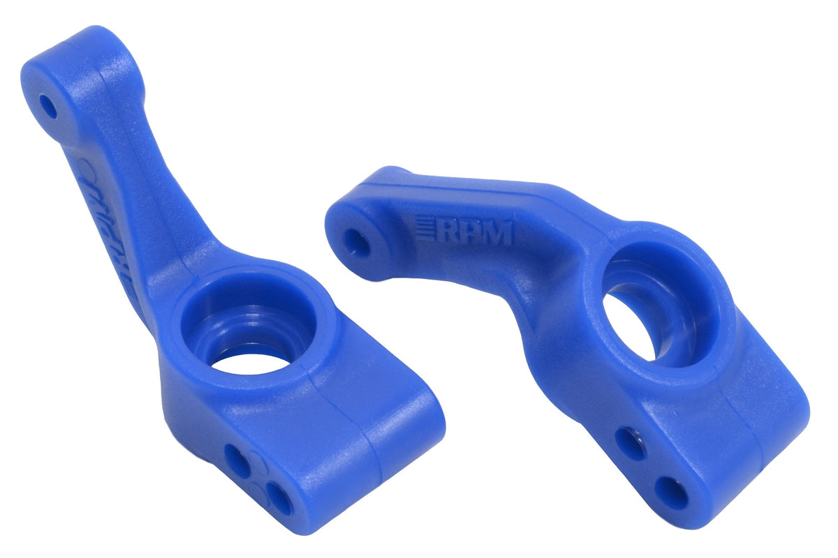 RPM 80385 Rear Stub Axle Carriers Blue for Traxxas Slash Rustler Stampede Bandit 2WD
