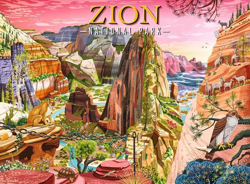 Ravensburger: Puzzle - National Parks - Zion National Park