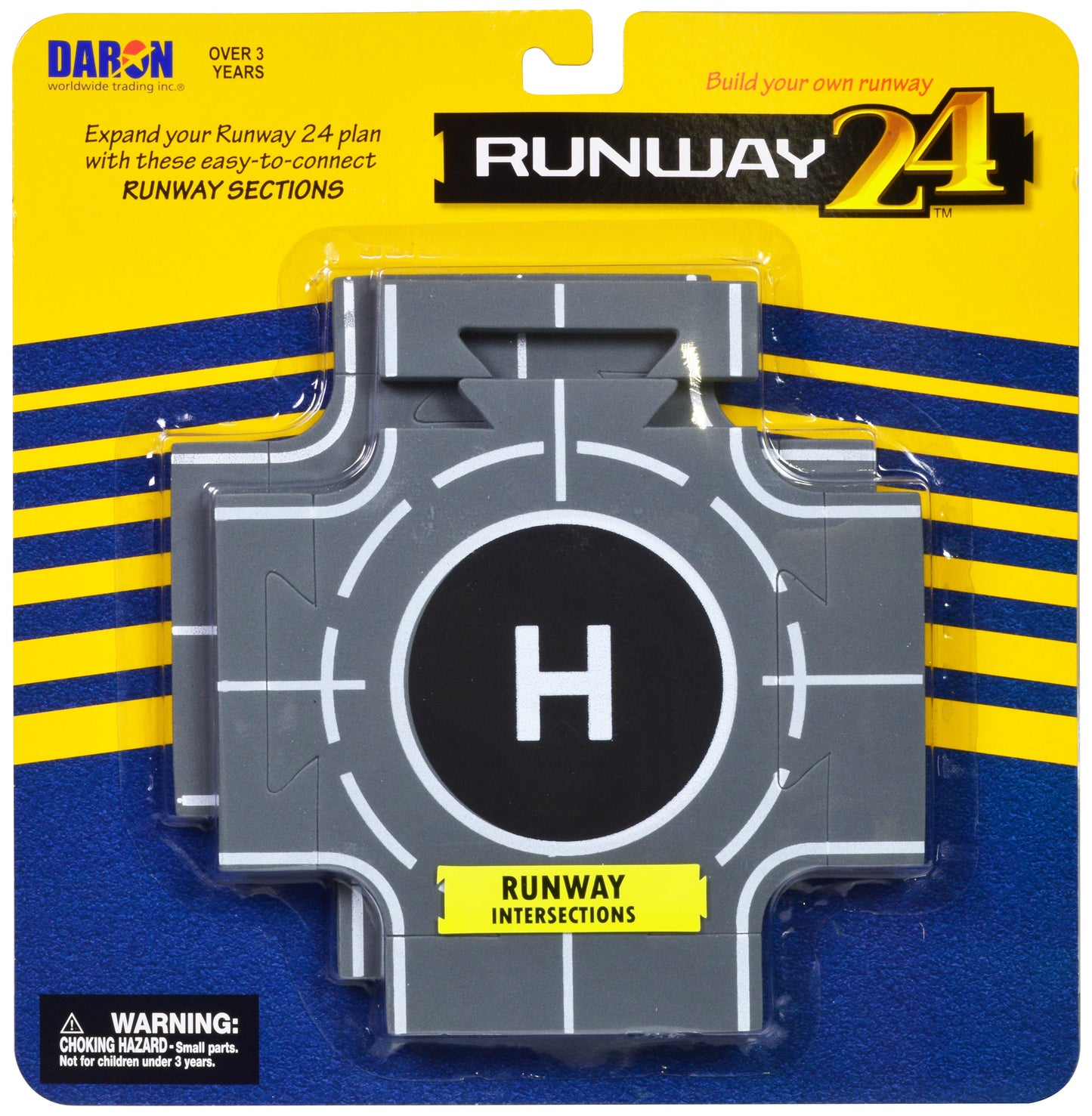 Runway Intersections 2 Piece Set for Diecast Models by Runway24 free shipping USA