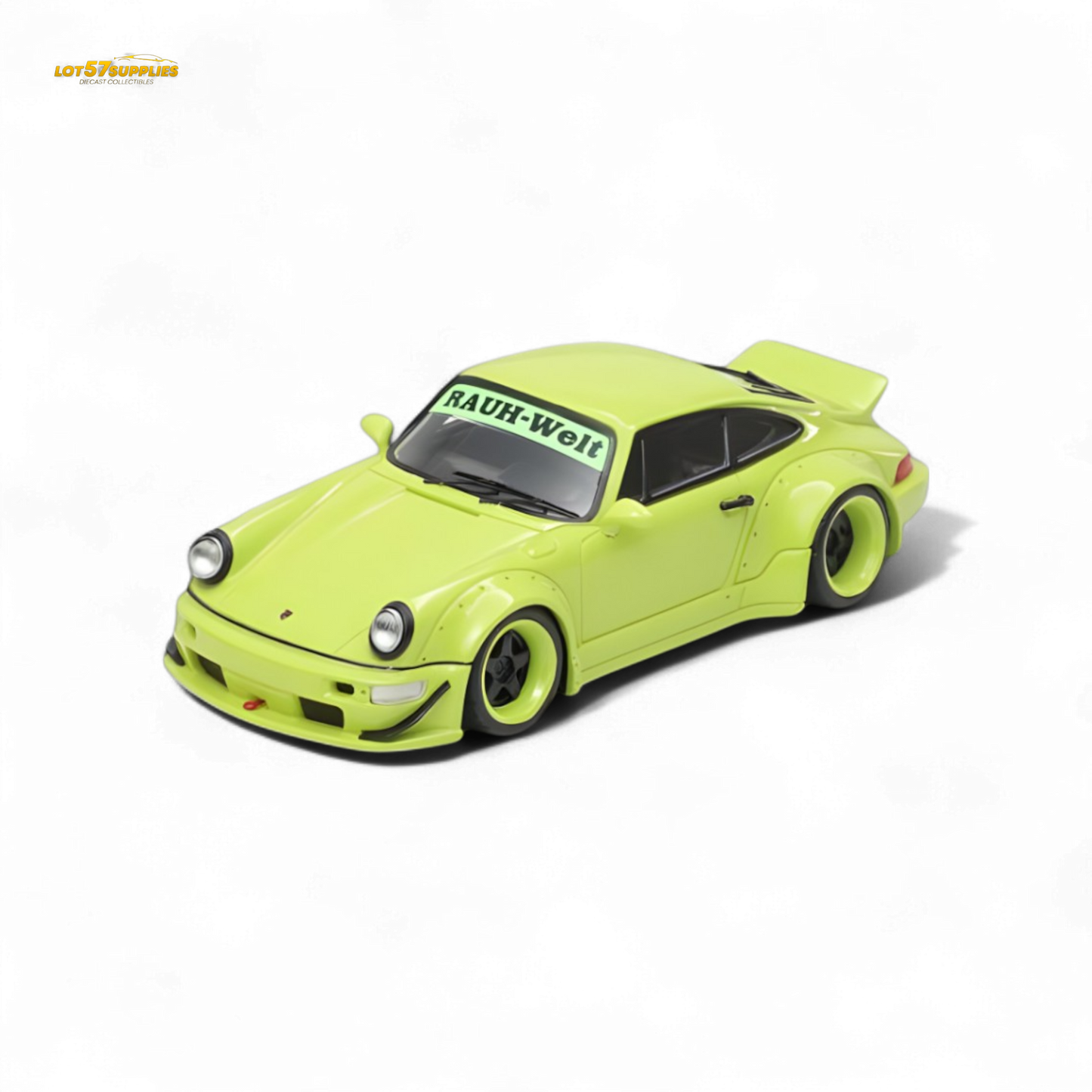 Fast Speed Rauh-Welt RWB964 Wide-Body Duck Wing Green 1:64