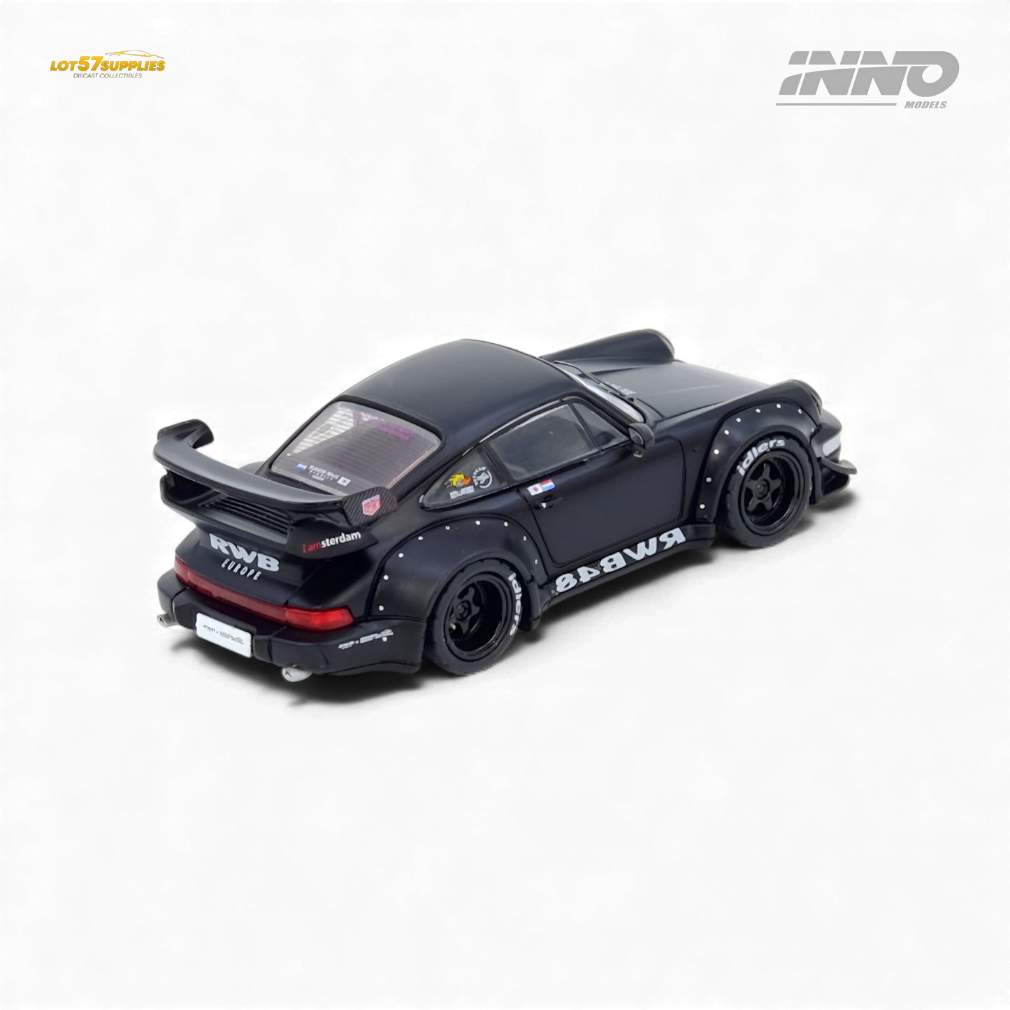 (Pre-Order) INNO64 RWB 964 Darth Vader - Black Matt 1:64