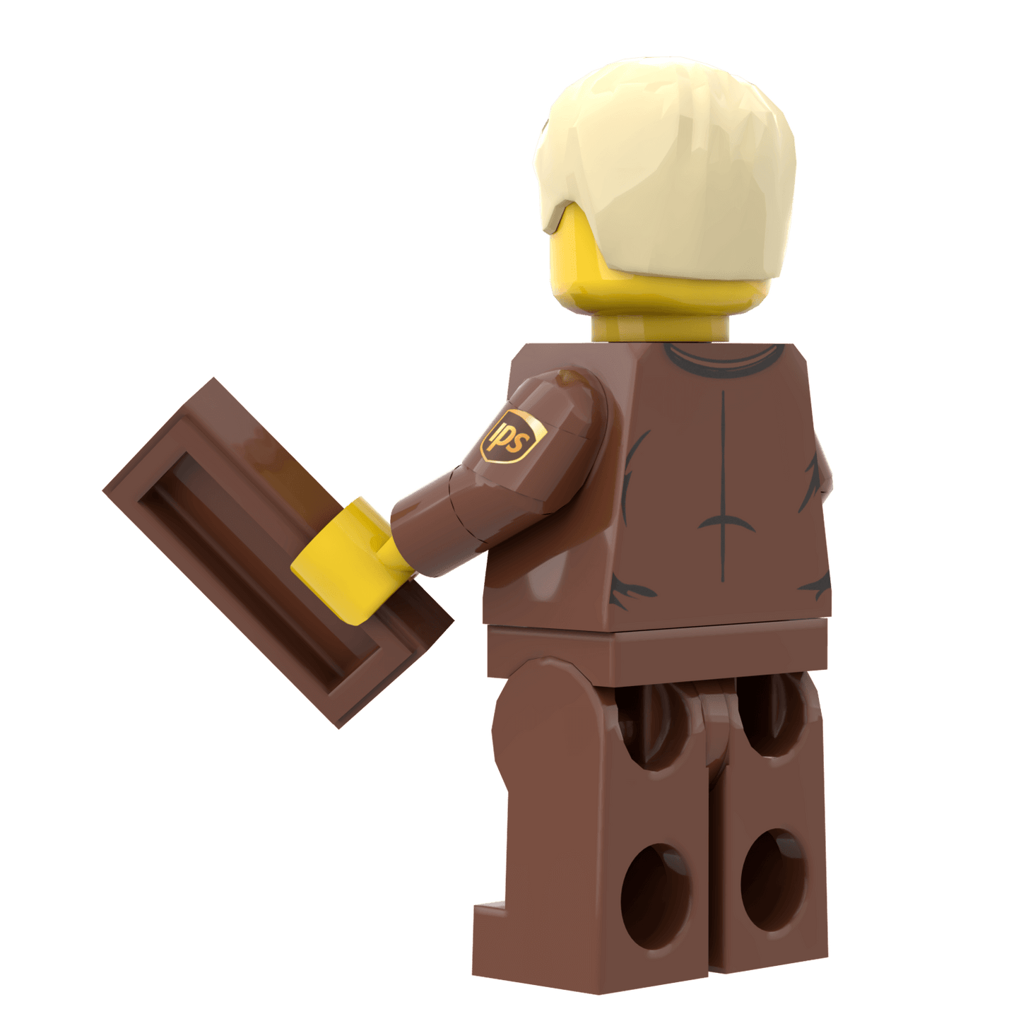 IPS Delivery Driver (Male) - Custom Printed Minifig - Made Using LEGO® Parts