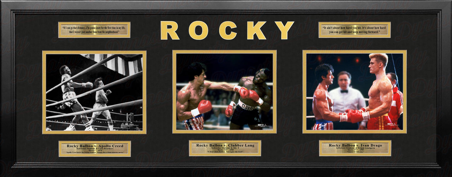 Rocky Balboa Framed Movie Collage