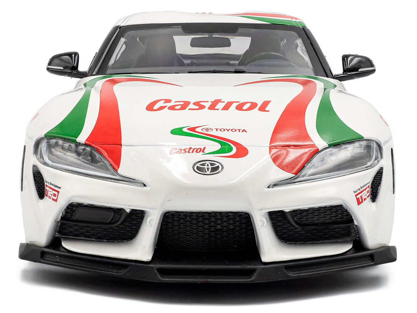 2024 Toyota GR Supra #36 "Toyota Racing Tribute" White with Green and Red Graphics 1/18 Diecast Model Car by Solido
