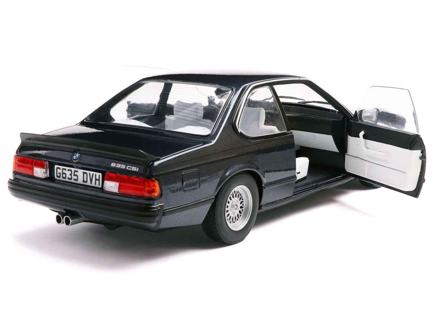 1984 BMW 635 CSI (E24) Macau Blue Metallic 1/18 Diecast Model Car by Solido