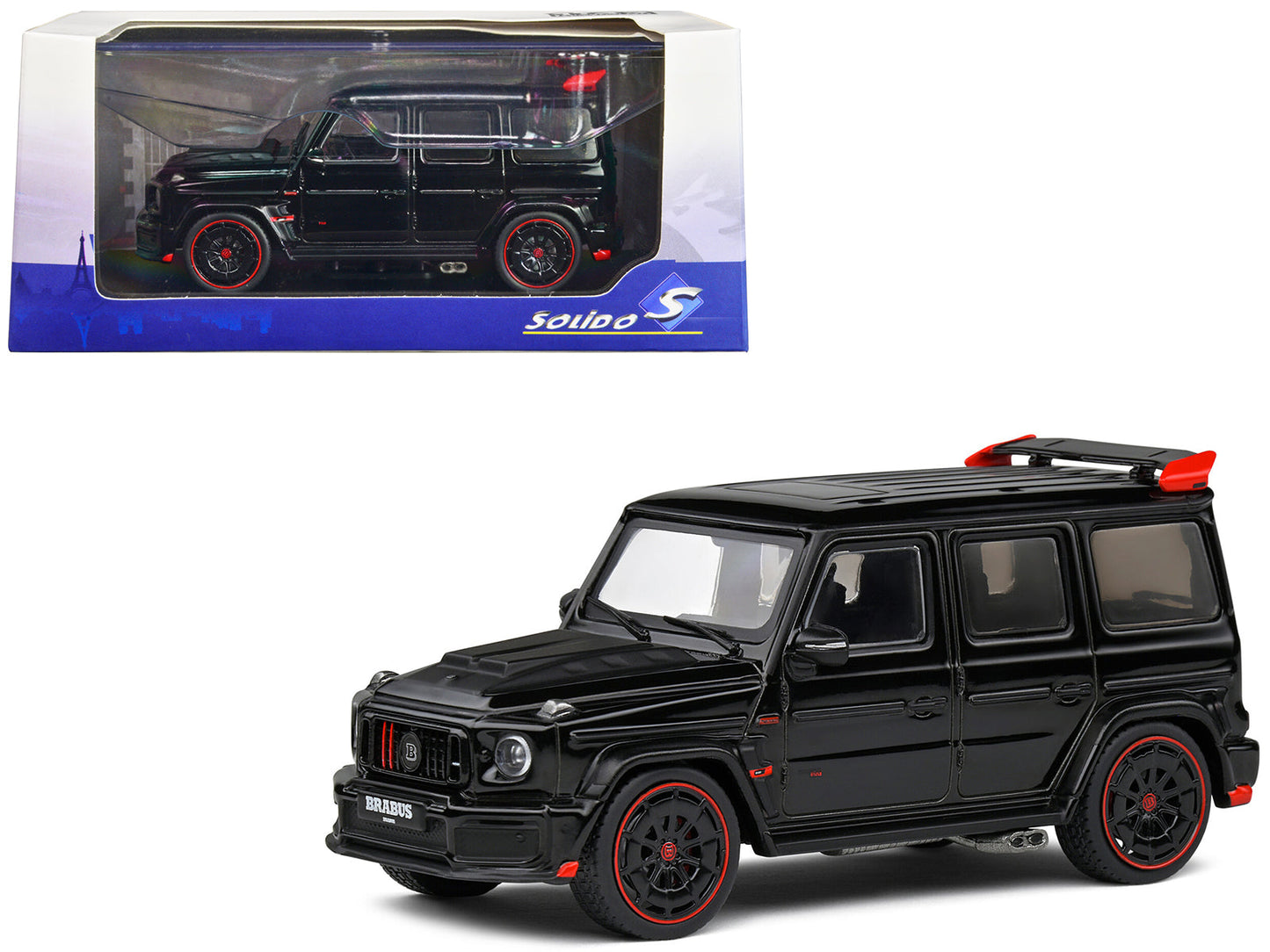 2021 Brabus Rocket 900 Signature Black 1/43 Diecast Model Car by Solido free shipping USA