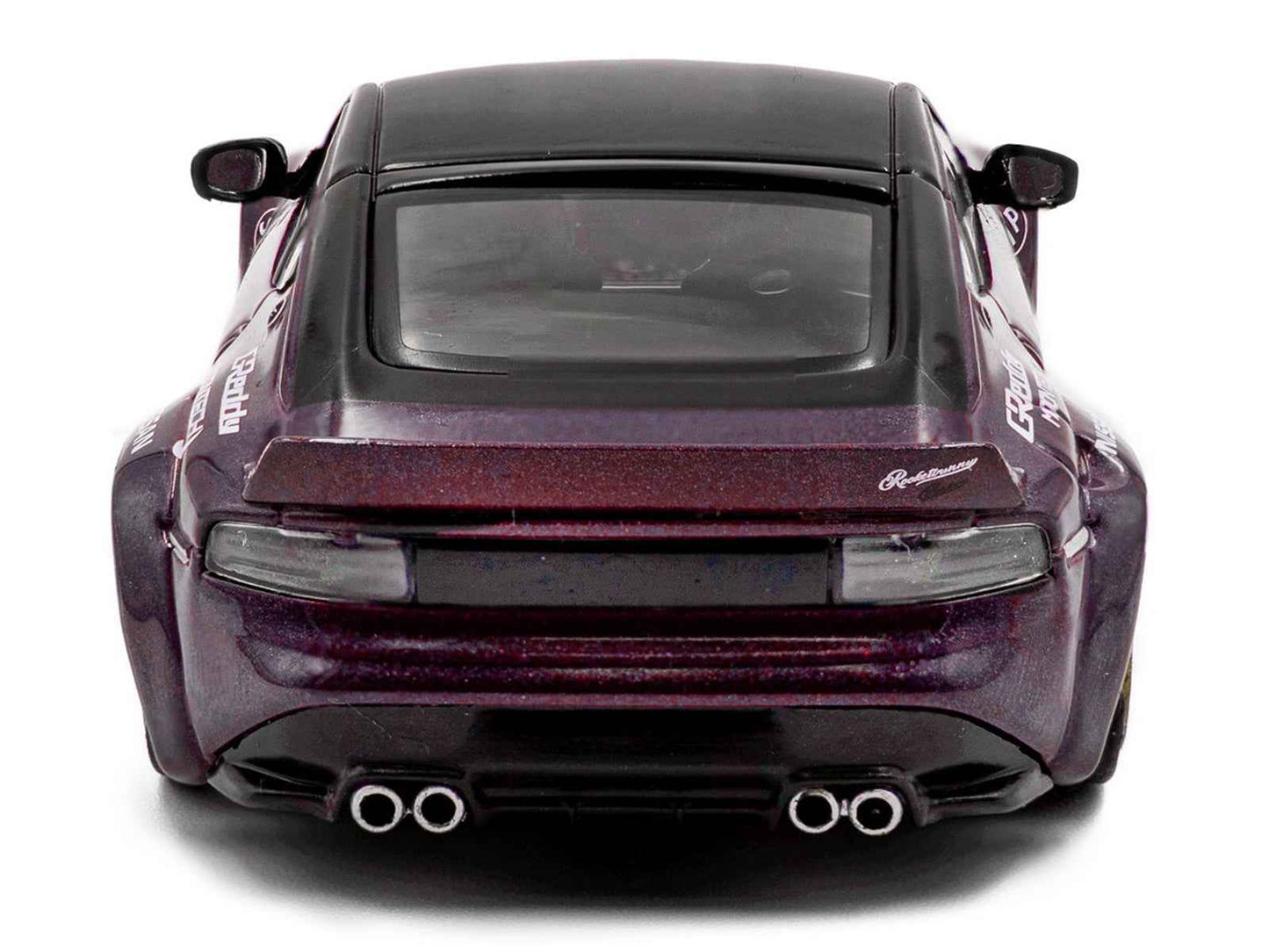 2022 Nissan Pandem Fairlady Z RHD (Right Hand Drive) Purple Metallic with Black Top 1/43 Diecast Model Car by Solido