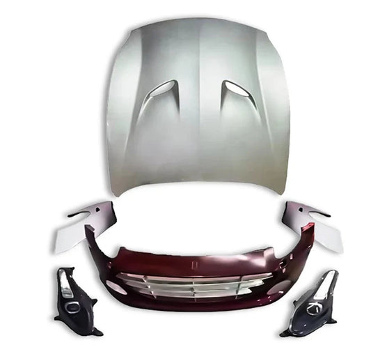 FLDZ New Arrival California T Style Carbon Fiber Small Headlight Assembly Body Kit Suitable for Ferrari California 2009-2012