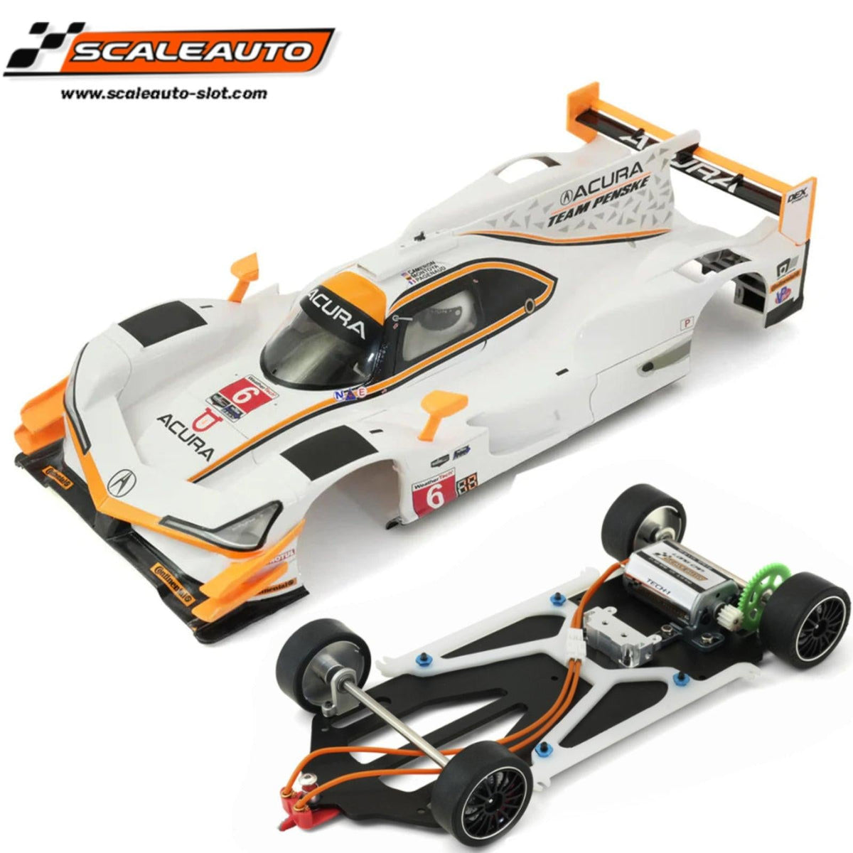 Scaleauto Acura ARX-05 LMP Daytona HS124 1/24 Slot Car SC-7118HS