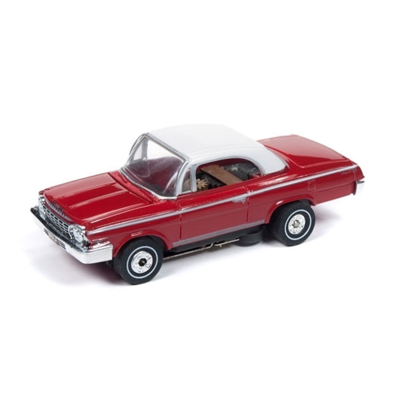 Auto World 1962 Chevy Impala Red Thunderjet R25 HO Slot Car SC340 for AFX